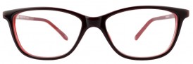 Red Rectangular Eye Glasses