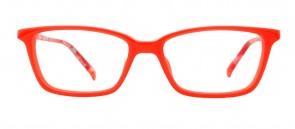 Red Rectangular Eyeglasses